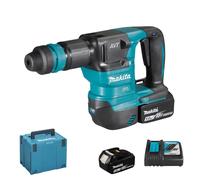 Piqueur SDS-Plus 18V 3,1 Joules - MAKITA - avec 2 batterie 18V 5.0Ah - chargeur - MakPak - DHK180RTJ