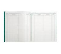 Piqûre 32x27cm Enregistrement du courrier 26 lignes 80 pages - Couleurs assorties