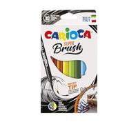 Pisaki Carioca Brush Tip 10 kolorów