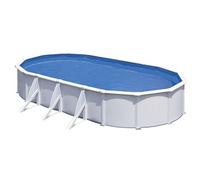 Piscine acier blanc Fidji ovale 6,34 x 3,99 x 1,22 m - Gré