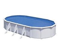 Piscine acier blanc Fidji ovale 6,34 x 3,99 x 1,22 m - Gré Blanc G