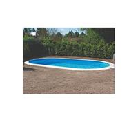 Piscine enterrée acier BELLA-Ovale 5,25m x 3,2m x 1,5m-