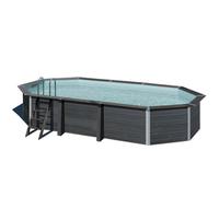 Piscine Avant Garde composite octogonale allongée 6.64 m x 3.86 m x H.1.24 m