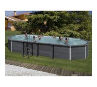 Piscine avant garde composite octogonale allongée 8.04 m x 3.86 m h.1.24 m