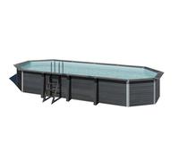 Piscine Avant Garde composite octogonale allongée 8.04 m x 3.86 m H.1.24 m