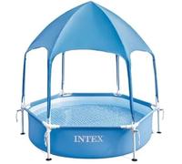 INTEX METAL FRAME CANOPY Piscine avec auvent 183 x 38 cm 28209NP