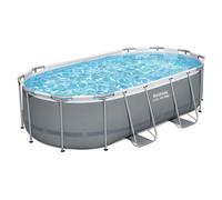 Piscine Bestway tubulaire ovale Steel Pro MAX - 427 x 250 x H 100 cm (Filtre à cartouche)