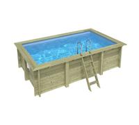 Piscine bois Aqua 4,65 x 2,85 x h1,24m - A sceller