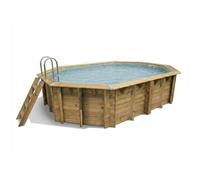 Piscine bois Azura 4,00 x 3,00 x 1,20 m - Liner beige - Ubbink