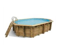 Piscine bois Azura 4,00 x 3,00 x 1,20 m - Liner bleu - Ubbink