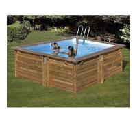 Piscine bois Carra 3 3,05 x 3,05 x 1,19 m - Gré