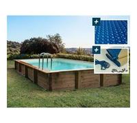 Habitat Et Jardin Murano Piscine hors sol Rectangle Bois