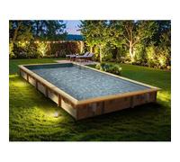 Piscine bois linea 800 x 500 x h.140 cm
