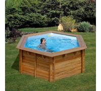 Piscine Bois modèle - Gre modèle Lili 2 - Hexagonale 2.80m