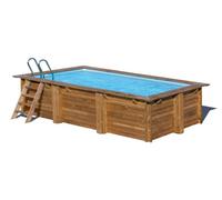 Piscine Bois modèle Gré modèle Mango- Rectangle 6.18m x 3.20m