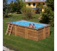 Piscine Bois modèle Gré modèle Marbella 2 - Rectangle 4.20m x 2.70m