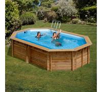 Piscine Bois modèle modèle Vermela - Octogonale allongée 6.72 x 4.72m