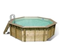 Piscine bois Océa 5,10 x 1,20 m - Liner beige