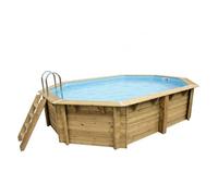 Piscine bois Océa 5,50 x 3,55 x 1,20 m - Liner bleu