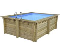 Piscine bois rectangle Zanzibar - 3,50 x 2,30 x 1,24 m