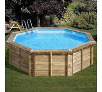 Piscine bois ronde Violette 2 - Ø 5.00 m x H.1.27 m