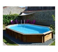 Piscine bois Safran 2 6,20 x 3,95 x 1,36 m - Gré
