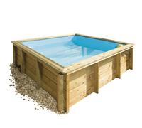 Piscine bois Tropic Junior pour enfants - 2 x 2 M