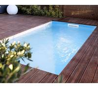 Piscine bois Ubbink SUNWATER rectangulaire 200x350x71cm liner bleu