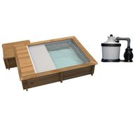 Piscine Bois Urbaine - 4.20x3.50m H1.33m avec coffre