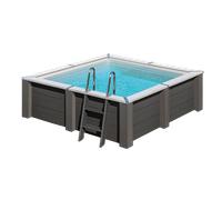 Piscine carrée composite Gré Avantgarde Nova - 3,15 x 3,15 x 0,96 m