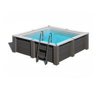 Piscine composite Avant-Garde carrée 3,15 x 3,15 x 0,96 m - Gré