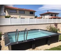 Piscine composite rectangulaire 4/3 Edline Pool : 5.76 x 4.44 x 1.20 m