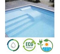 Piscine coque BYZANCE 8 : 8.20 x 4.20 x 1.50m + LUXE + Filtration BIO FILTRE