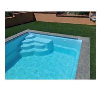 Piscine coque Phocée 4.80 x 3.20 x 1.50 m + LUXE + Système filtration en kit