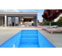 Piscine coque Troie 35 : 3.70 x 2.20 x 1.20 m + LUXE filtration coffre PVC hors sol