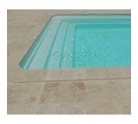 Piscine coque Troie 7 : 6.95 x 3.60 x 1.50m+ LUXE + Système filtration en kit