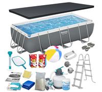 Piscine de jardin à cadre - Bestway - 404x201x100 cm - Pompe de filtration incluse - Échelle de sécurité