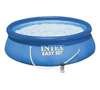 INTEX Easy Set Pool Piscine gonflable 244 x 61 cm avec systeme de filtration 12 V 28108GN