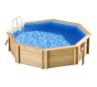 Piscine en bois octogonale Procopi - BWT Pool Weva 5,28 x 1,33 m