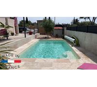Piscine en coque LES ARCS de 6.00X3.50X1.50M + Filtration coffre PVC