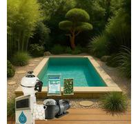 Piscine en kit béton 4 x 2.50 x 1.50 m LUXE