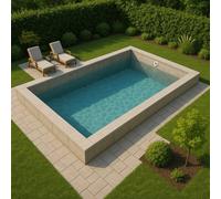 Piscine en kit béton 6 x 3 m PREMIUM