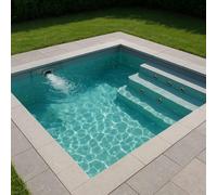 Piscine en kit bloc polystyrene 4 x 2 m + nage à contre courant