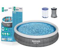 BESTWAY - Piscine autoportante Fast Set - Ronde - D366x76cm