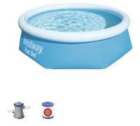 Bestway Piscine Fast Set Rond 244x66 cm Bleu