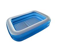Piscine Gonflable Rectangulaire 200x150x50cm, Piscine Familiale pour Enfants et Adultes, PVC Épais Sécurisée pour Jardin, Terrasse et Moments de Fraîcheur