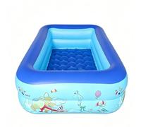 Piscine gonflable rectangulaire, piscine familiale épaissie pour l' | Piscine familiale gonflable pour le jardin, la pelouse, la fête aquatique d'été en intérieur