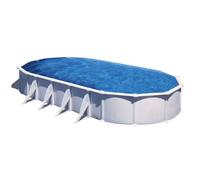 Piscine Gre acier ovale Atlantis - 1000 x 550 x H 132 cm (Filtre à sable)