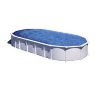 Piscine Gre acier ovale Haiti - 920 x 505 x H 132 cm (Filtre à sable)