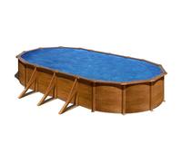Piscine Gre acier ovale Pacific - 744 x 575 x H 122 cm (Filtre à sable)